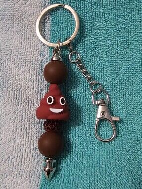 Dark Poop Keychain